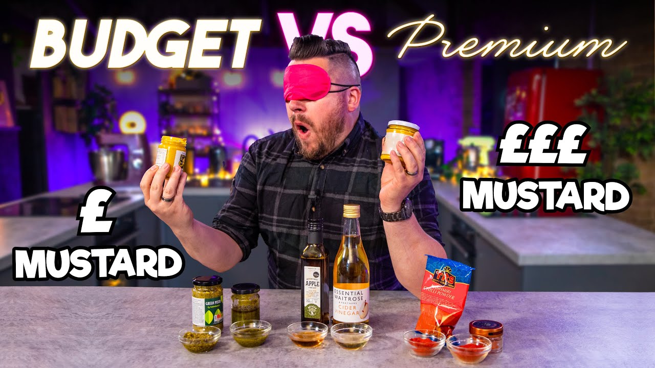 Blind Tasting BUDGET vs PREMIUM Ingredients | Where Best to Spend your Money? | Sorted Food