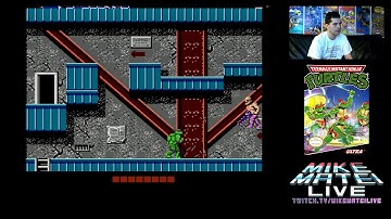 TMNT (NES) NO SCROLLS - Mike Matei Live