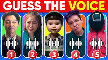 Guess Squid Game 2 Characters by Their Voice & Emoji ~ Squid Game Season 2 Quiz | Thanos, Player 456