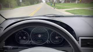 2004 Chrysler Crossfire with Muffler Delete (What it sounds like from the Inside)