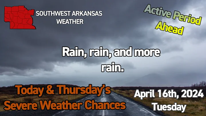 4/16/24 | Tuesday: Active Period Ahead, Today's Severe Weather Chances, Rest of the Week Forecast?