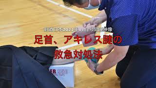 2022年11月号関連映像「足首とアキレス腱の処置」