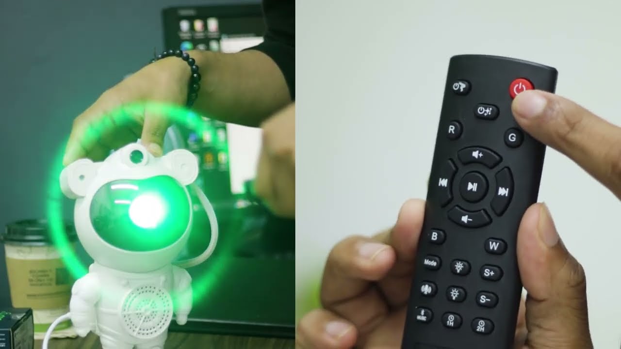 El ASTRONAUTA-PROYECTOR de galaxias 🤩🌌✨👩‍🚀