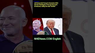 Jeff Bezos told Trump the Washington Post was his worst investment before slashing staffand ‘People