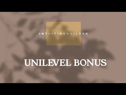 UNILEVEL Bonus | doTERRA | Intuitionbuilder