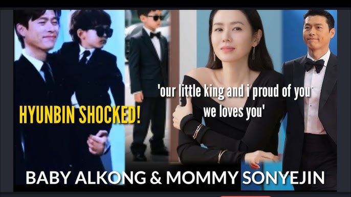 SPOTTED;SON YE JIN AND BABY ALKONG SURPRISED HYUNBIN AT SPECIAL EVENT!CUTE  ALKONG SAME LIKE HIS DAD! - YouTube