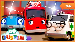 🎵 Emergency Song! Rescue Squad - Ambulance, Fire Truck, and Police Car! 🎵 | Buster and Friends