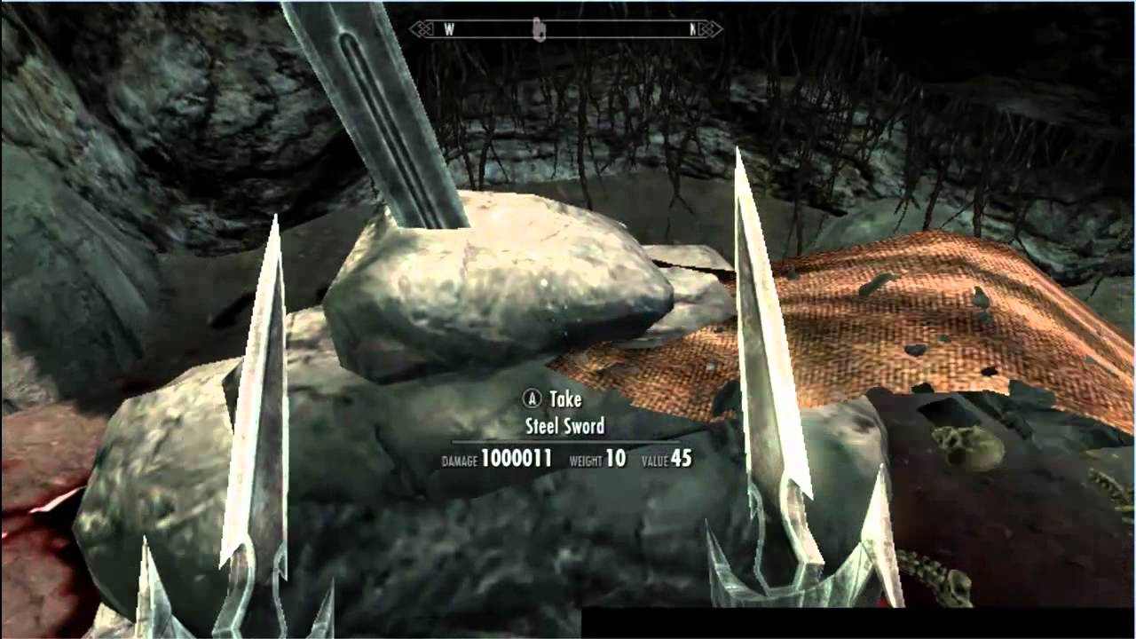Skyrim - Sword in the Stone Easter Egg (King Arthur Reference ...