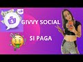 Comprobante de pago de la app GIVVY SOCIAL 🤑