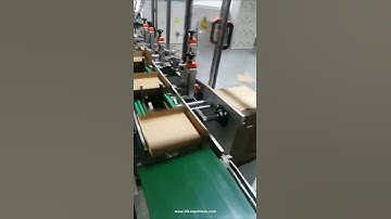 Tray lip box case forming machine carton tray lid box folding making machine