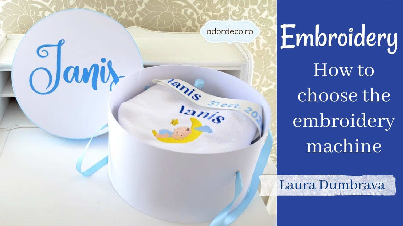 Cum alegem masina de brodat. Broderie computerizata, episodul nr. 1