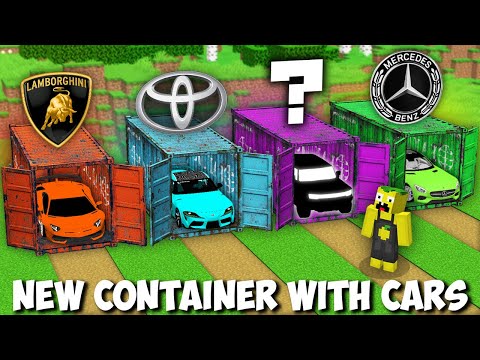 Which SECRET CONTAINER WITH CAR to CHOOSE in Minecraft ! VEHICLE BASE !
