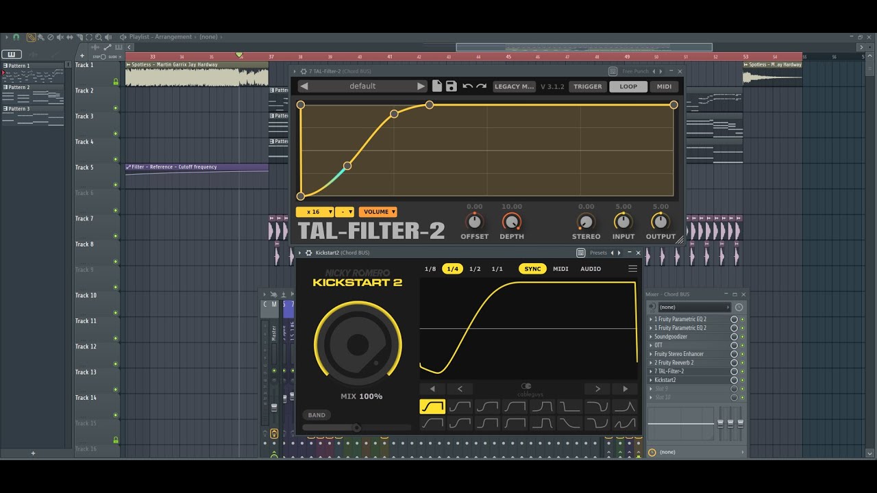 [フリープラグイン]Kickstartのようなダッキングプラグイン「TAL FILTER 2」 - YouTube