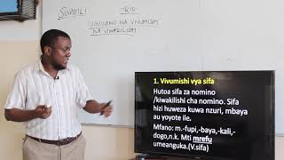 AIRED FRI 10 SEC BW FARID KISWAHILI YEAR 10 LESSON 6 PART 1 VIVUMISHI NA VIWAKILISHI 8TH JULY 2020