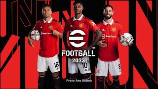 Release!!! Graphic Menu Efootball Manchester United 2023 for PES 2017 by WinPES21