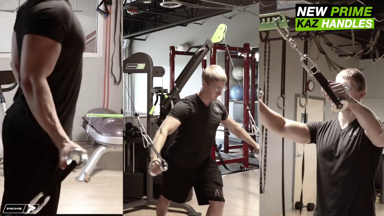 Poignées de tirage 🇺🇸 PRIME Kaz Handles et d'extension préhension  maximale by POWERGYM 