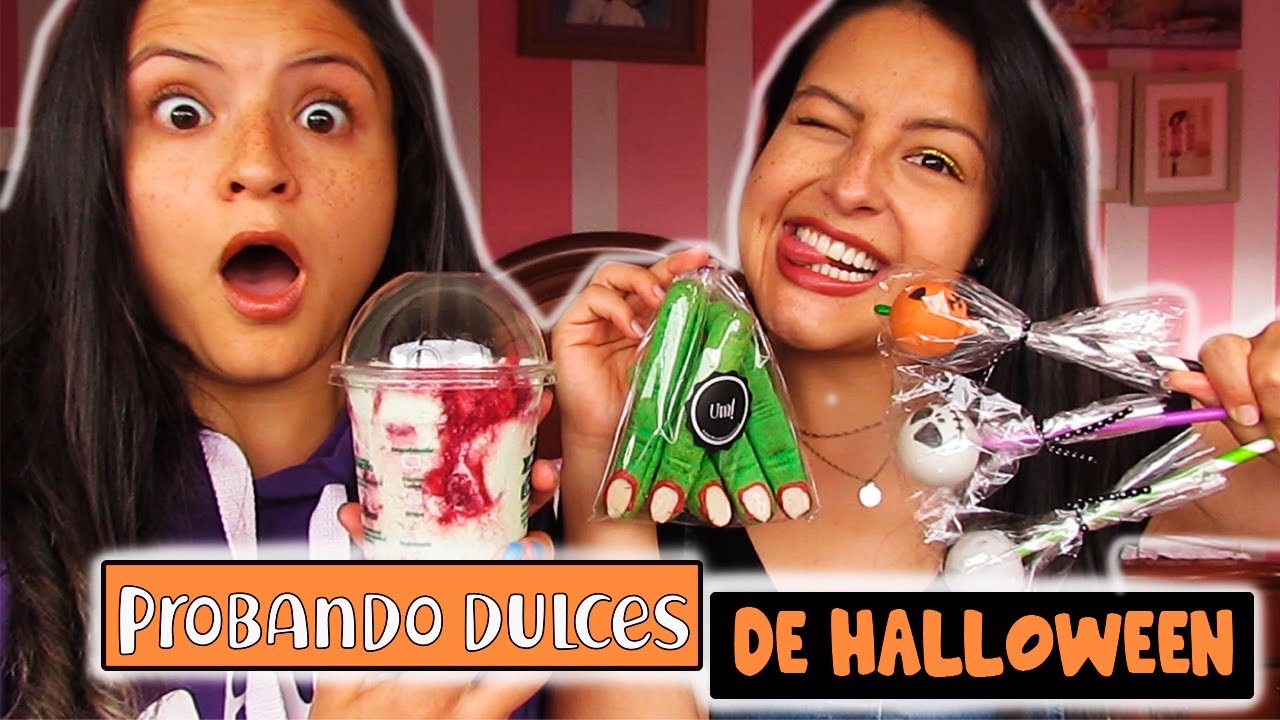 PROBANDO DULCES DE HALLOWEEN - YouTube