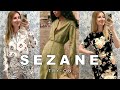 Sezane tryon haul at the san francisco store  pippa dress athenais top jolene skirt wilma dress