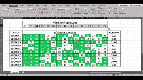 Excel no 12 - Planilha para Conferência de Jogos de Loteria