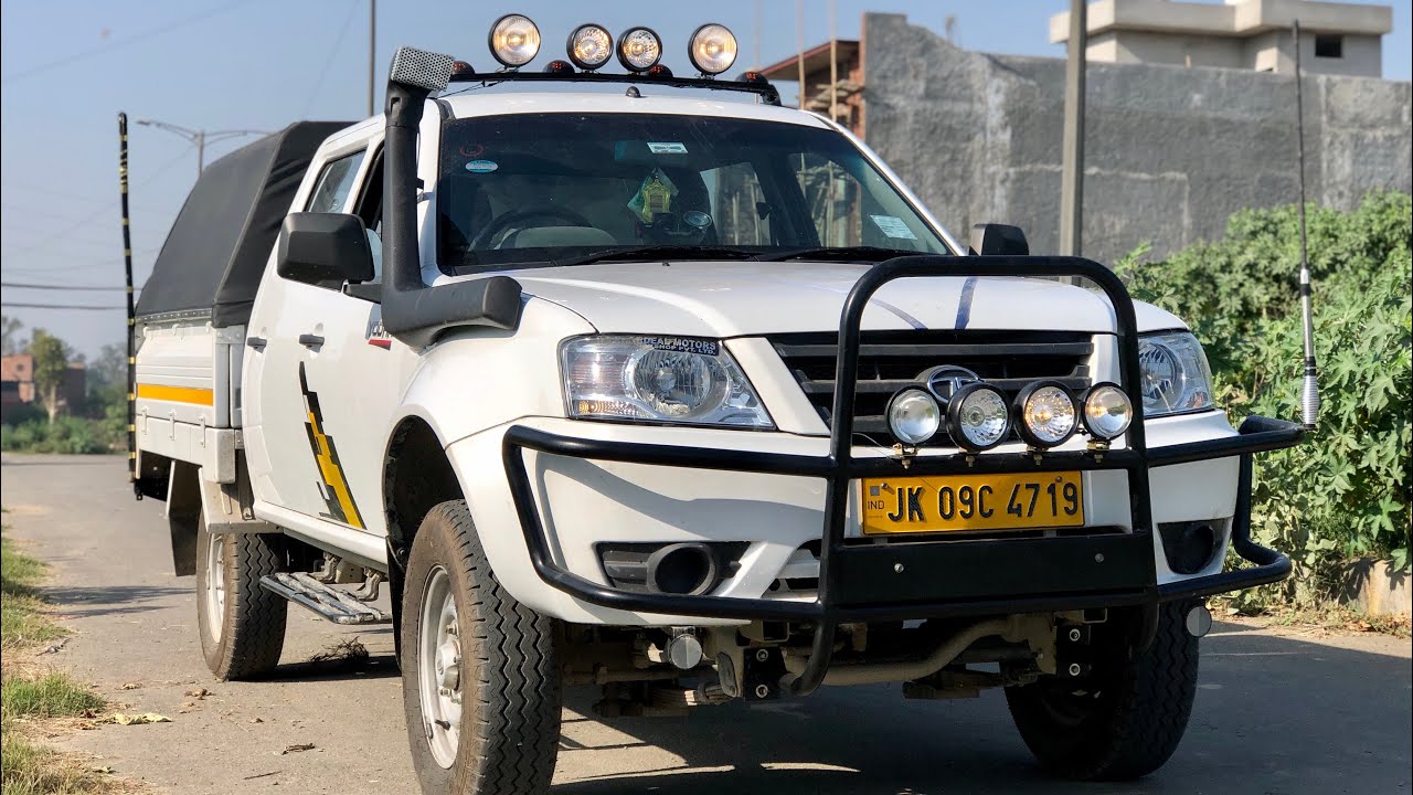 Tata Yodha Modified Back Dack Cover Hardtop With Off Road Bumper Bull tata-yodha-modified-back-dack-cover-hardtop-with-off-road-bumper-bull