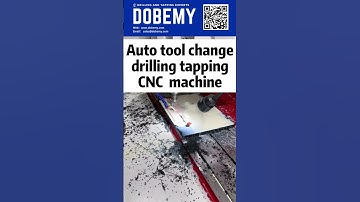 DOBEMY #cnc  drilling machining with automatic tool change