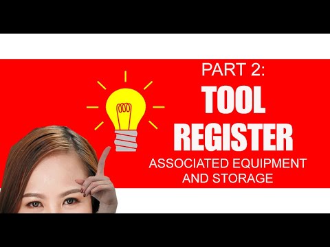 Part 2 - The Tool Register - YouTube