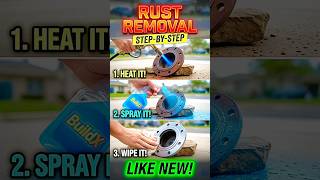 heavy rusted old Pipe Flange rust to shine clean satisfying result