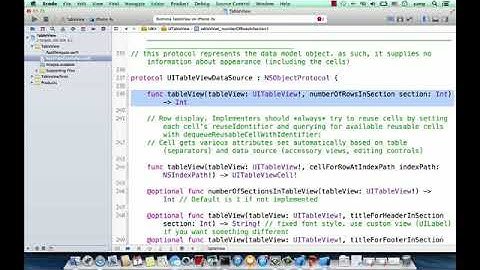 千锋iOS培训经典给力Swift视频教程 15 TableView使用