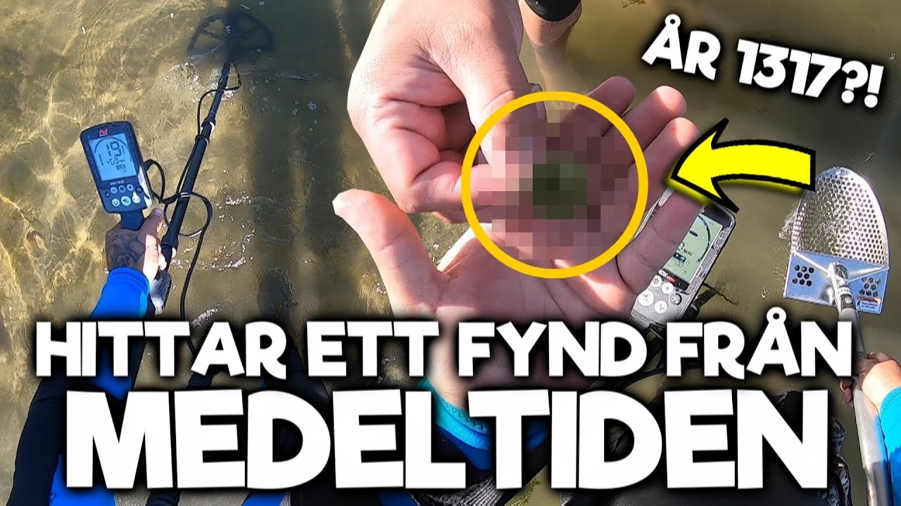 Hittar Fynd Från Medeltiden - Skattjakt Med Metalldetektor