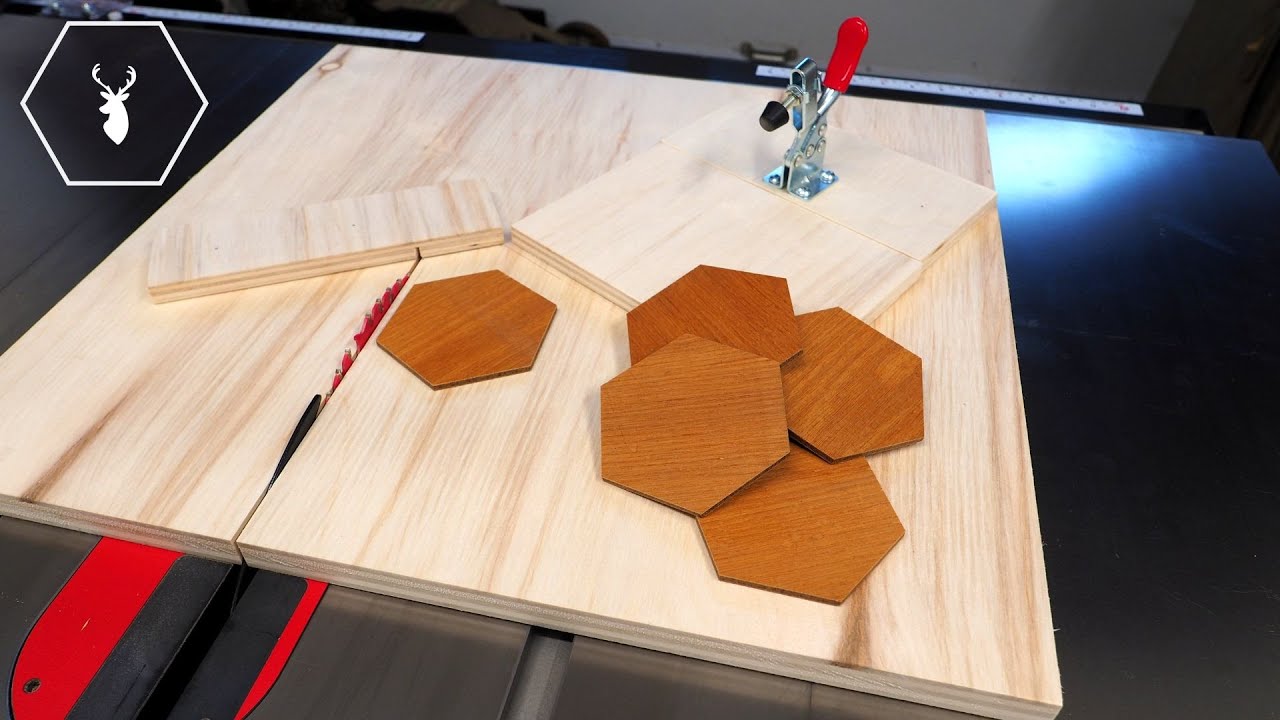 Hexagon Cutting Jig - YouTube