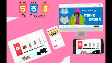 Responsive Fashion Website using HTML, CSS and JavaScript