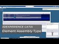 Element assembly type  3dexperience catia  memko