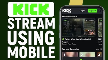 How To Stream On Kick Using Mobile Phone 2025 | Kick Mobile Tutorial