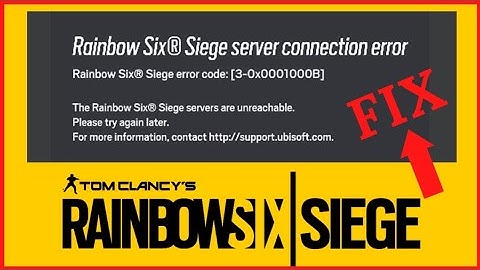 Rainbow Six Siege is Down | Server Connection error How to fix Rainbow Six Siege