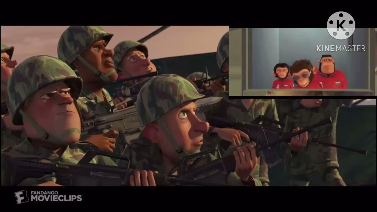 Monsters VS. Aliens X Space Chimps Axel F Mashup YouTube