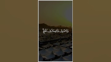 آيات الحج || الحج اشهر معلومات || القارئ ماجد الفريان