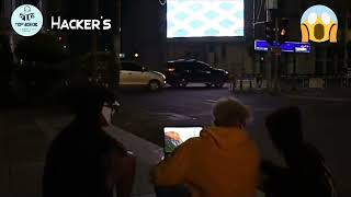 Best Hackers, They Want To Hack The Big Tv Of A Market