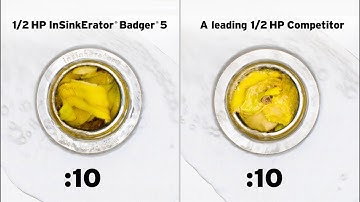 InSinkerator® garbage disposals grind faster.