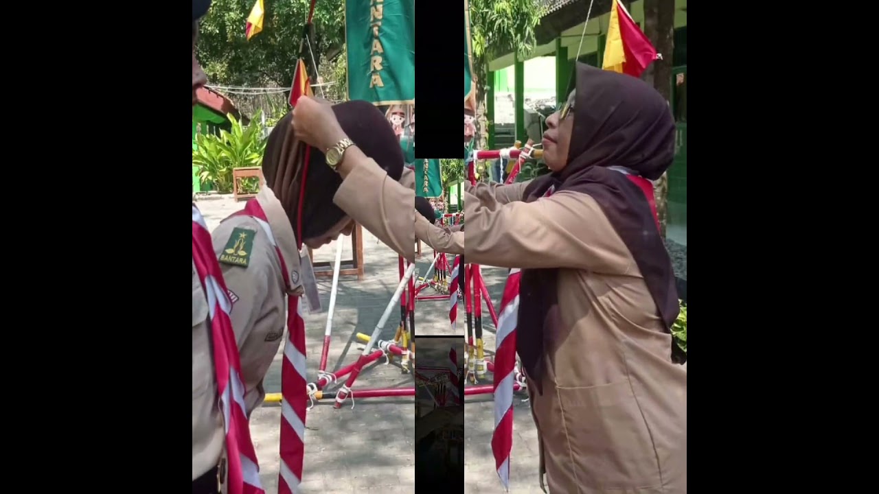 Pelantikan Penegak Bantara Abimanyu-Larasati SMAN 1 KEMUSU Berintegritas Berani Tampil Beda