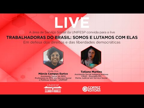 Live 01/06 - 19h: Trabalhadoras do Brasil: somos e lutamos com elas