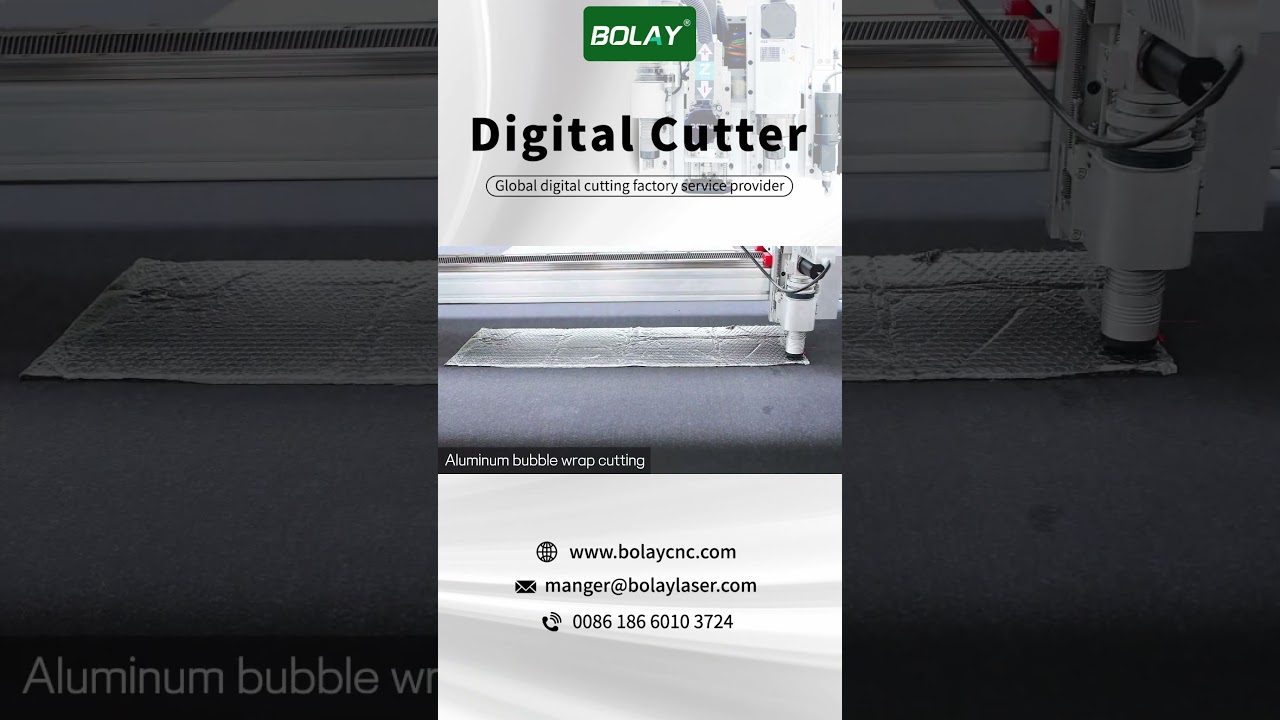 Aluminum Bubble Wrap digital CNC knife cutting machine