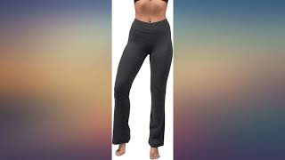 90 Degree By Reflex - Cotton Boot Cut Yoga Pants For Women Review