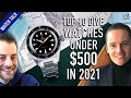 10 Best Dive Watches Under $500 In 2021: Seiko, Orient, Lorier & More