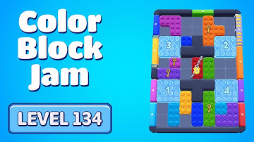 Color Block Jam Level 134 Solution Walkthrough