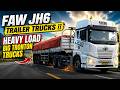 FAW JH6 &amp; HINO 500 TRAILER TRUCKS !! HEAVY LOAD BIG TRONTON TRUCKS ISUZU GIGA HINO 500 FUSO QUESTER