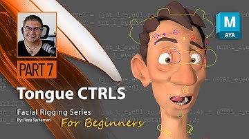 Maya Facial Rigging 07: Tongue Controls