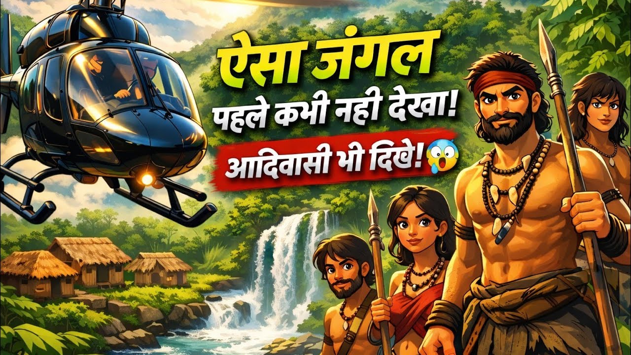 “Helicopter Se Jungle Ka Sabse Khubsurat Nazara 🌳” |