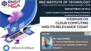 RNSIT_MCA_Webinar