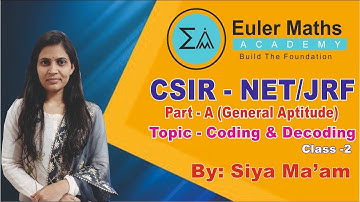 General Aptitude | CSIR NET | Logical Reasoning | Life Science / Chemistry / Physics / Maths/ Part-I
