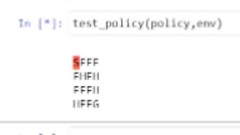 frozen lake with Monte Carlo